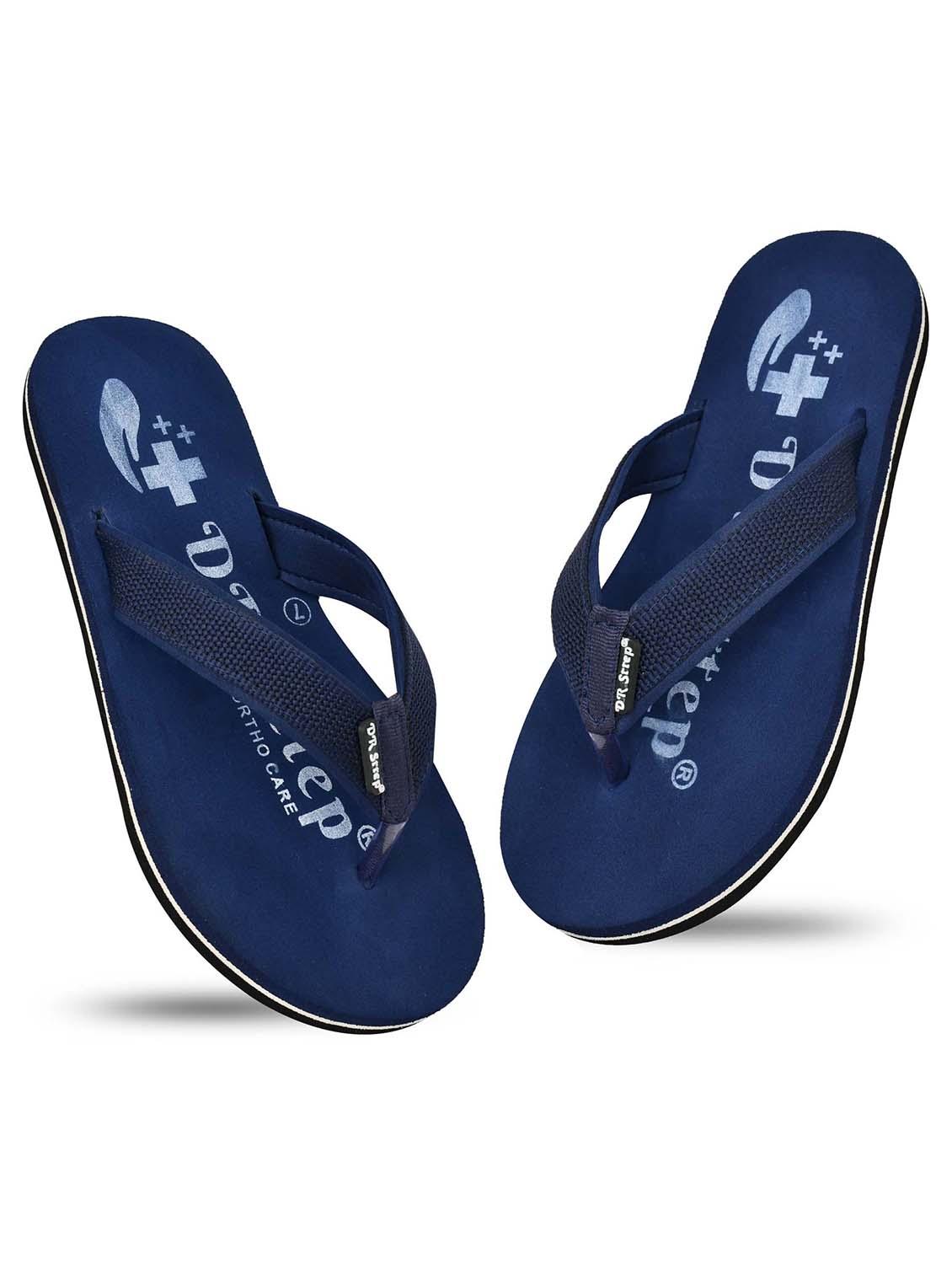 men blue toe separator flip flop - 22058720 - Standard Image - 4