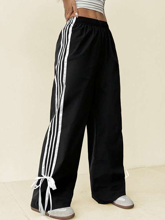 women tapered high rise track pant - 22058732 - Standard Image - 4