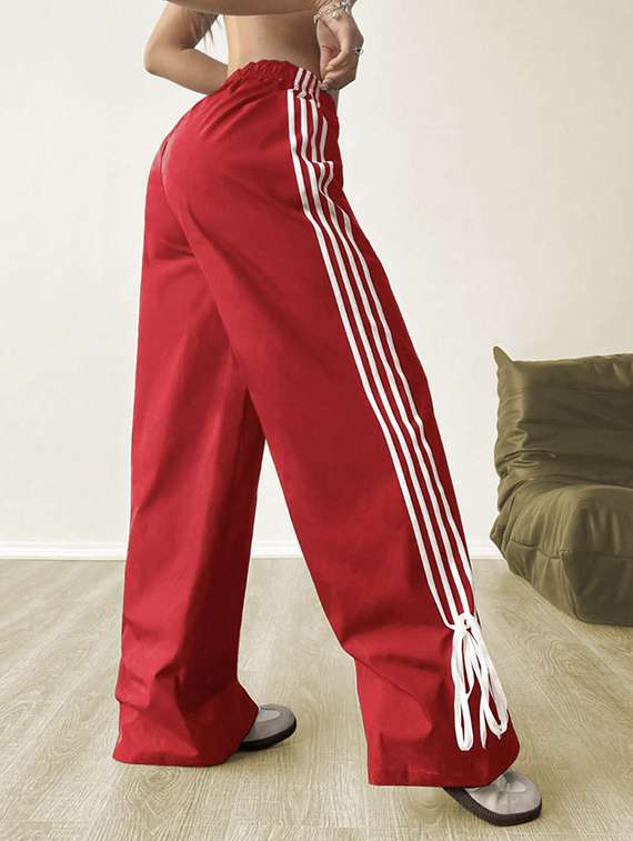 women tapered high rise track pant - 22058733 - Standard Image - 4