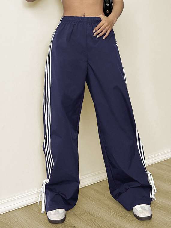 women tapered high rise track pant - 22058734 -  Standard Image - 1
