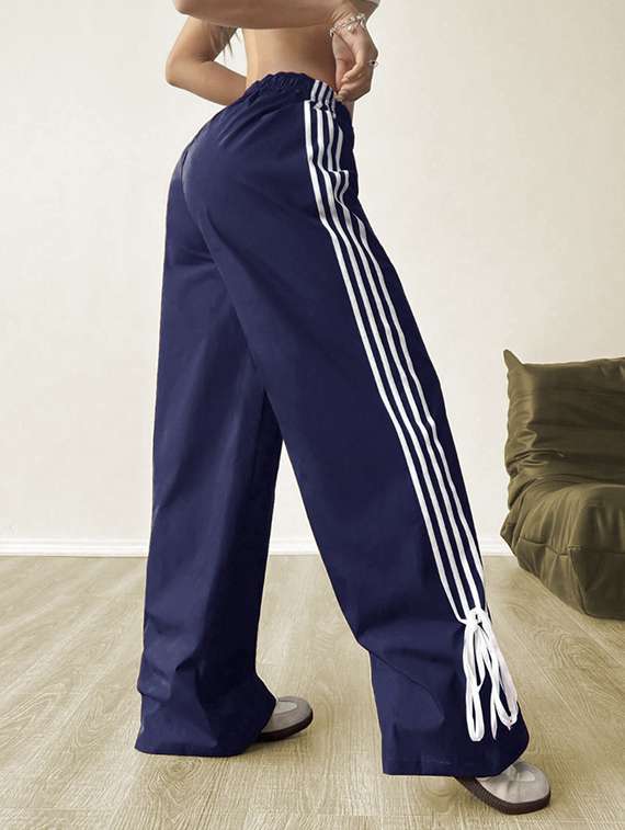 women tapered high rise track pant - 22058734 -  Standard Image - 4