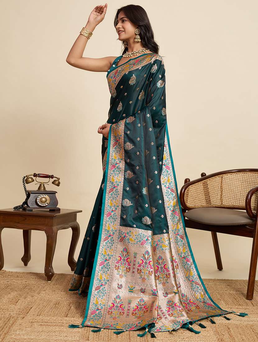 women self design banarasi saree with blouse - 22058804 - Standard Image - 1