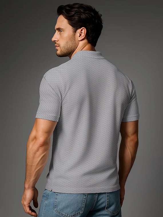 men solid short sleeve regular fit polo t-shirt - 22059347 -  Standard Image - 1