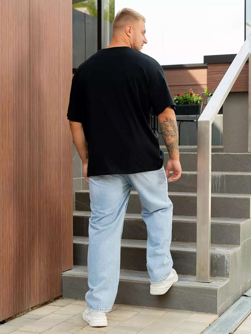 men pack of 2 printed short sleeve oversized fit t-shirt - 22059357 - Standard Image - 4