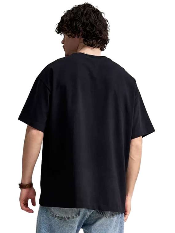 men pack of 2 printed short sleeve oversized fit t-shirt - 22059360 - Standard Image - 4