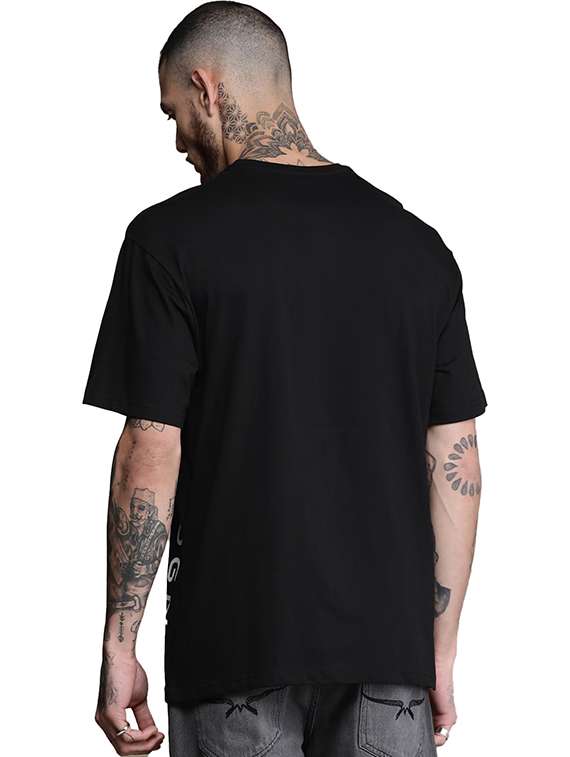 men pack of 2 printed short sleeve oversized fit t-shirt - 22059370 - Standard Image - 4