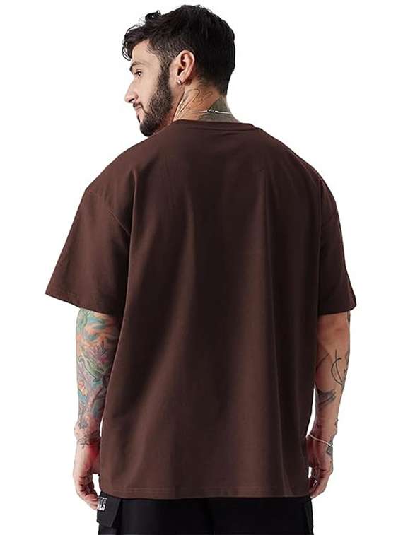 men pack of 2 printed short sleeve oversized fit t-shirt - 22059382 - Standard Image - 4