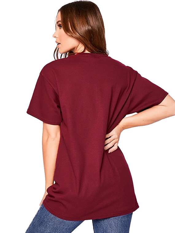 men pack of 2 printed short sleeve oversized fit t-shirt - 22059384 - Standard Image - 4