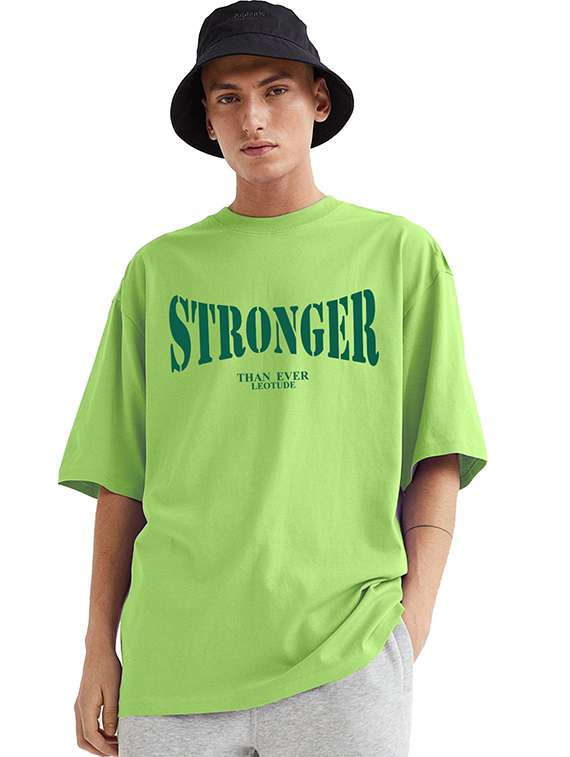 men pack of 2 printed short sleeve oversized fit t-shirt - 22059388 - Standard Image - 1