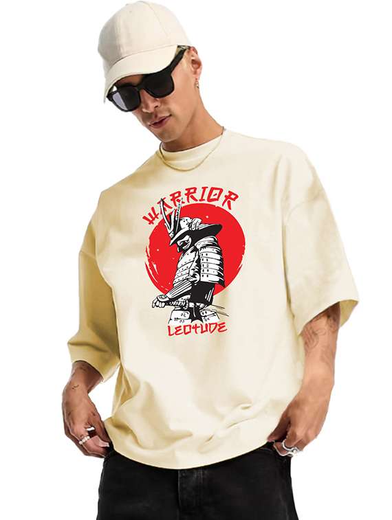 men pack of 2 printed short sleeve oversized fit t-shirt - 22059390 - Standard Image - 1