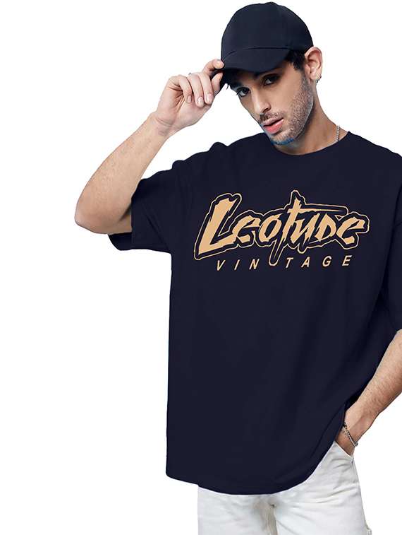 men pack of 2 printed short sleeve oversized fit t-shirt - 22059393 - Standard Image - 1