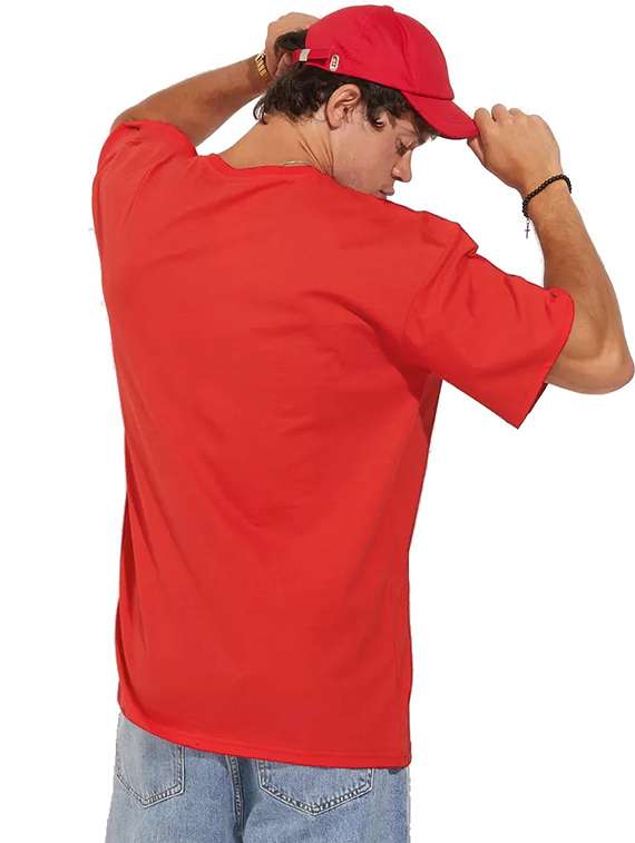men pack of 2 printed short sleeve oversized fit t-shirt - 22059412 - Standard Image - 1