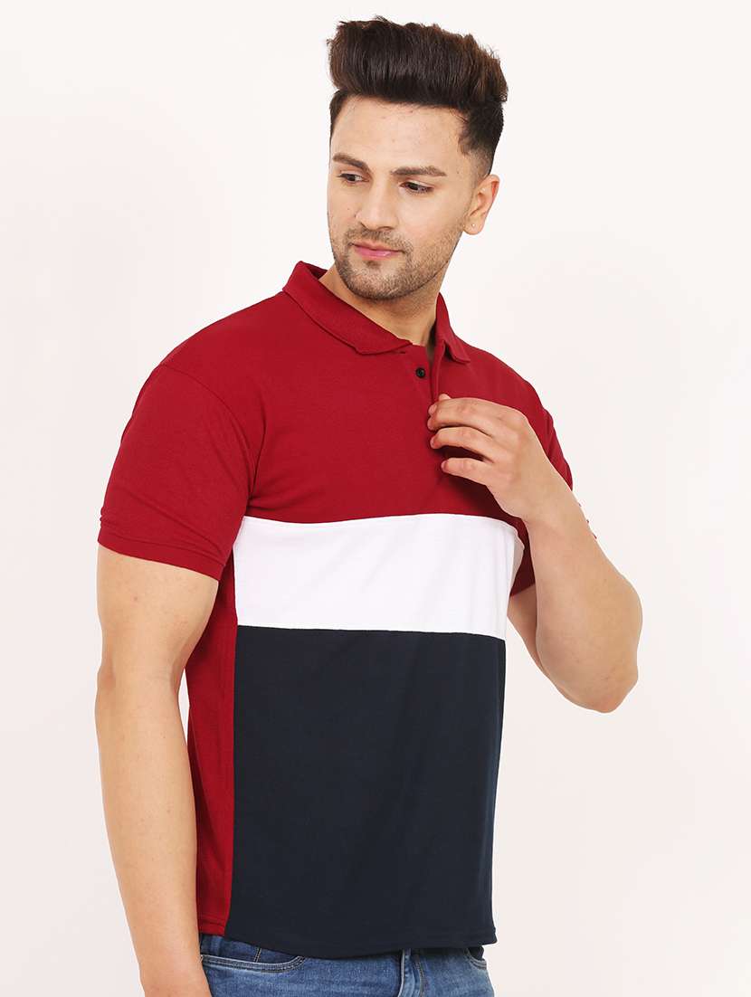 men pack of 2 printed short sleeve regular fit polo t-shirt - 22059446 - Standard Image - 1