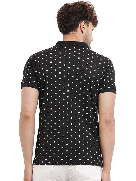 men pack of 2 printed short sleeve regular fit polo t-shirt - 22059463 - Standard Image - 4