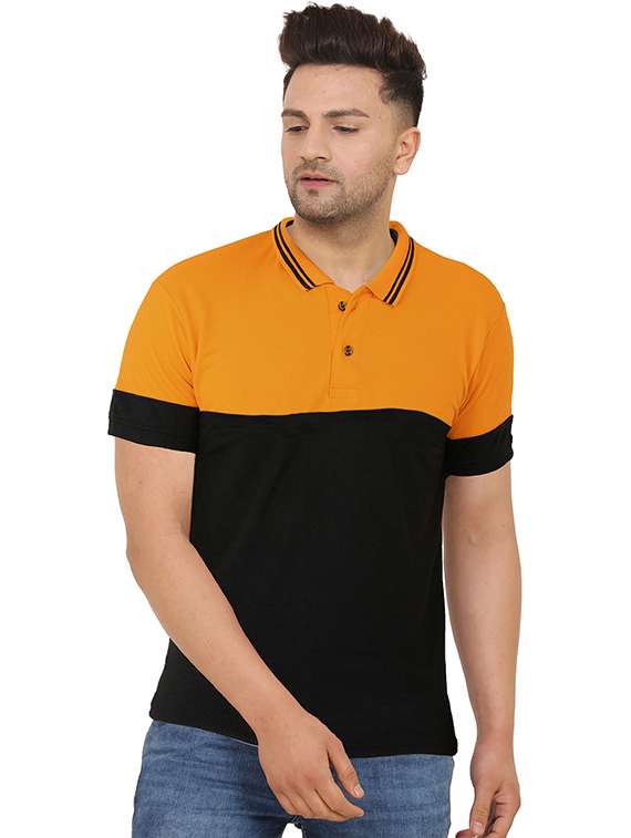men pack of 2 printed short sleeve regular fit polo t-shirt - 22059465 - Standard Image - 1
