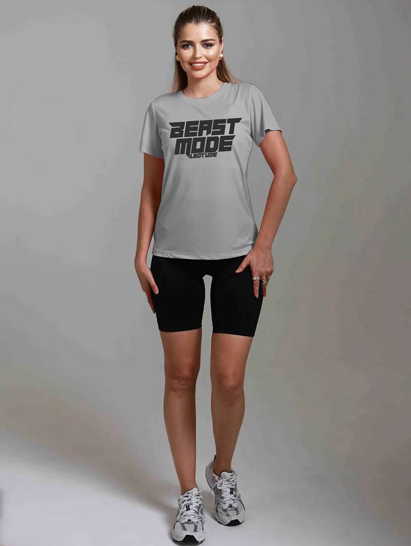 women printed short sleeve regular fit t-shirt - 22059476 -  Standard Image - 4