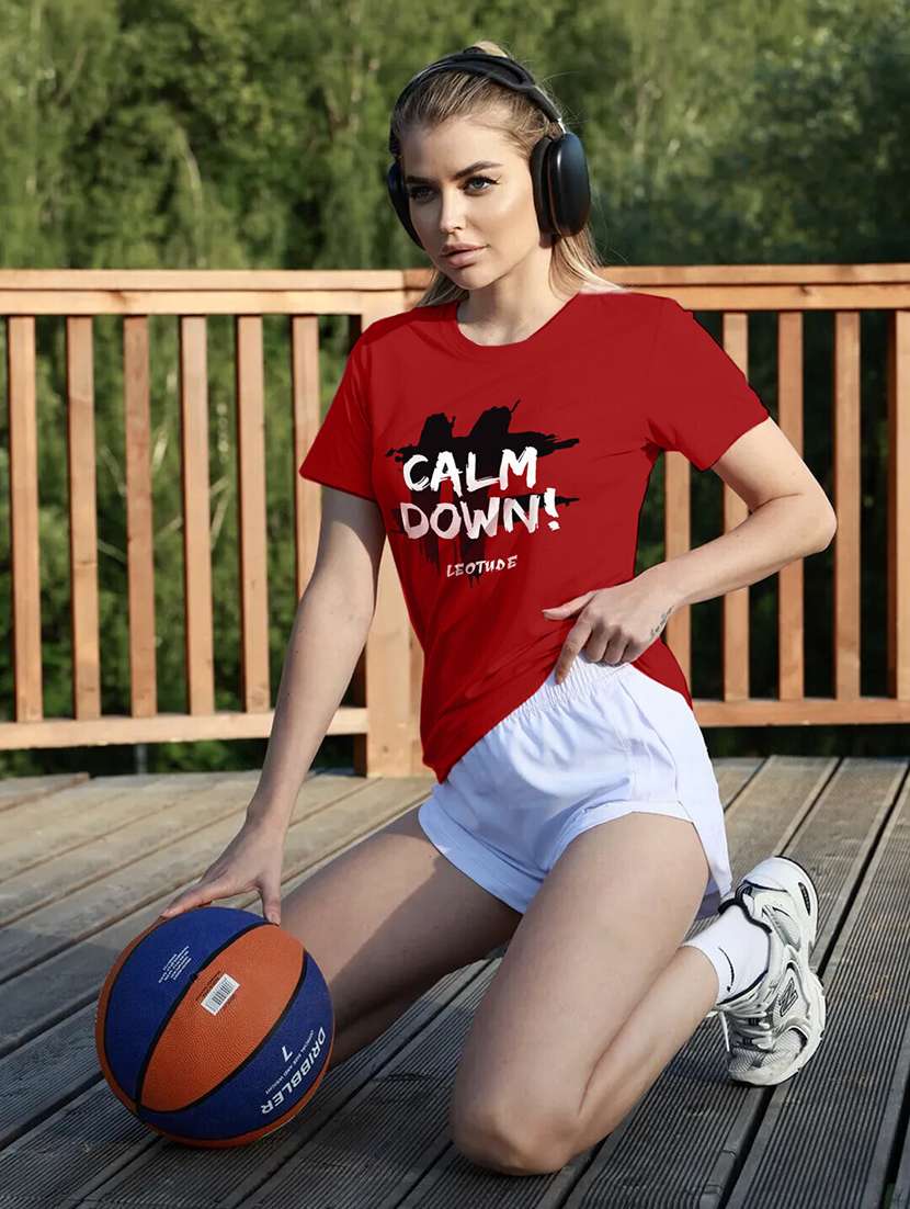 women printed short sleeve regular fit t-shirt - 22059481 -  Standard Image - 4