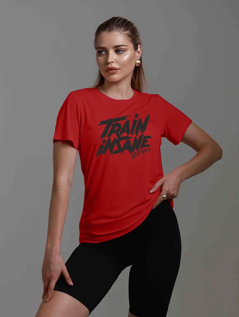 women printed short sleeve regular fit t-shirt - 22059482 -  Standard Image - 1