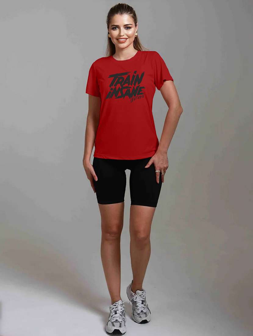 women printed short sleeve regular fit t-shirt - 22059482 -  Standard Image - 4