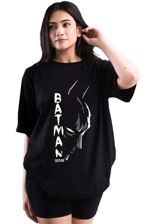 women pack of 2 printed short sleeve oversized t-shirt - 22059592 -  Standard Image - 4