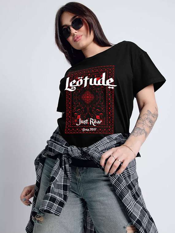 multi colored cotton blend oversized tshirt - 22059613 -  Standard Image - 4