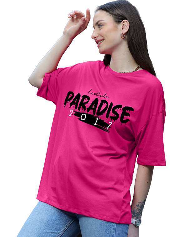 women pack of 2 printed short sleeve oversized t-shirt - 22059651 -  Standard Image - 1