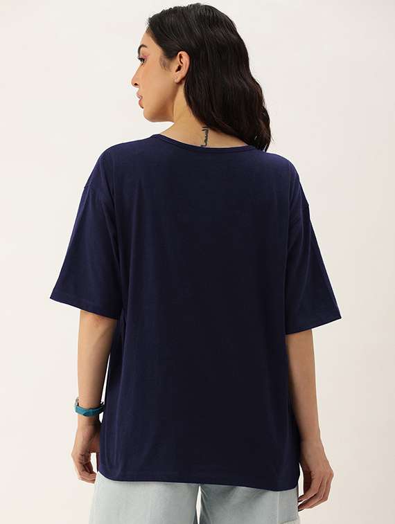 women pack of 2 printed short sleeve oversized t-shirt - 22059675 -  Standard Image - 4