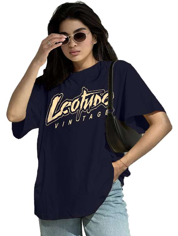 women pack of 2 printed short sleeve oversized t-shirt - 22059677 -  Standard Image - 1