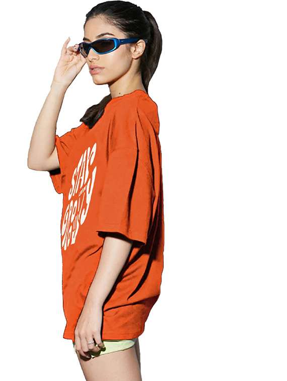 women pack of 2 printed short sleeve oversized t-shirt - 22059686 -  Standard Image - 1