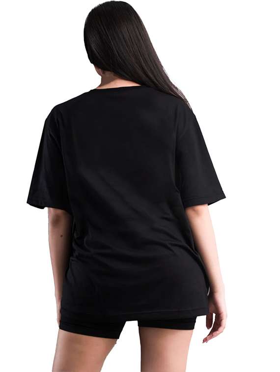 women pack of 2 printed short sleeve oversized t-shirt - 22059700 -  Standard Image - 4