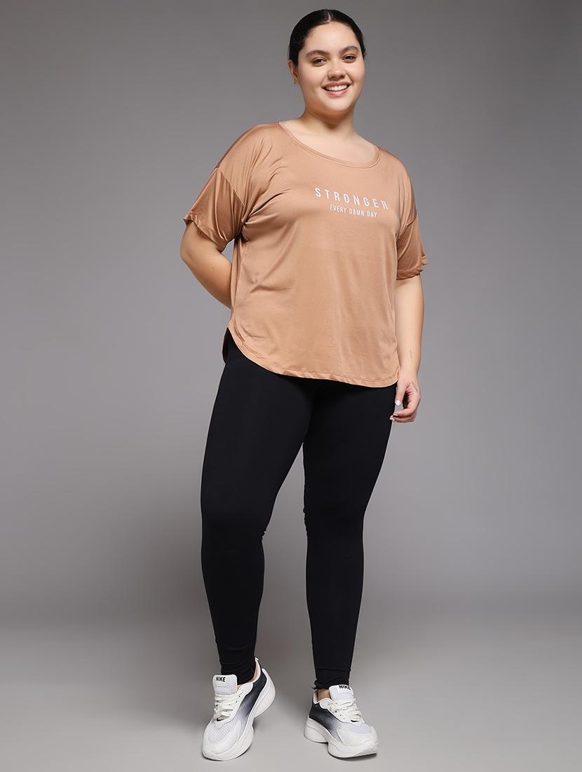 women plus size printed dri-fit sports t-shirt - 22060144 - Standard Image - 4
