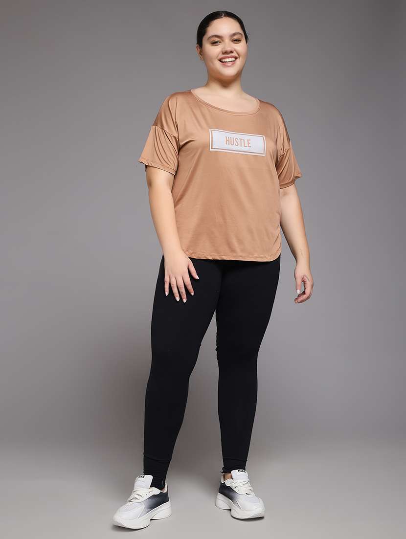 women plus size printed dri-fit sports t-shirt - 22060146 - Standard Image - 4