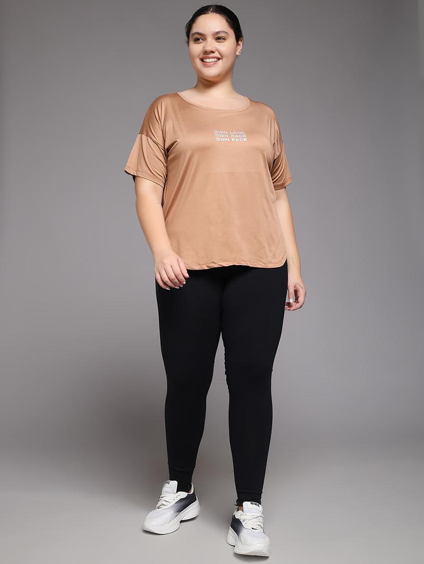 women plus size printed dri-fit sports t-shirt - 22060149 - Standard Image - 4