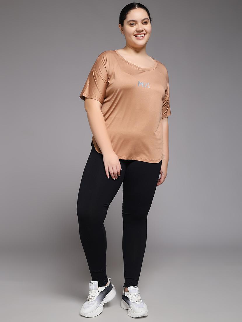 women plus size printed dri-fit sports t-shirt - 22060150 - Standard Image - 4