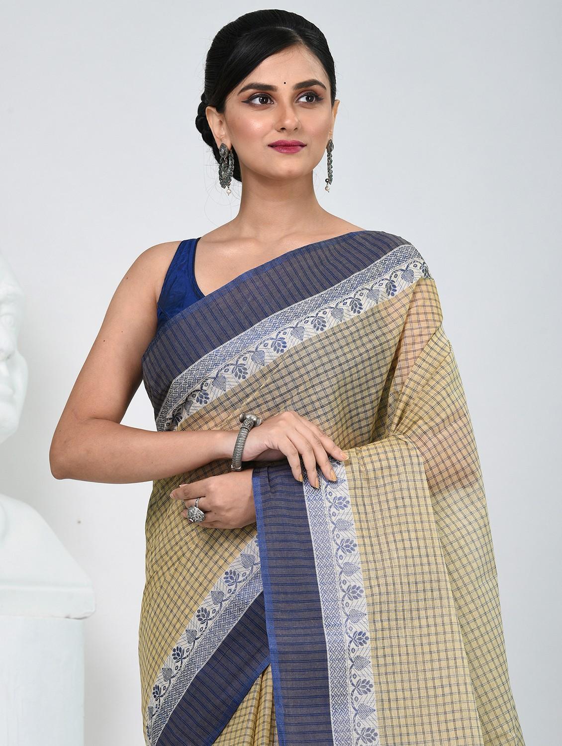 women self design handloom saree - 22060654 - Standard Image - 1