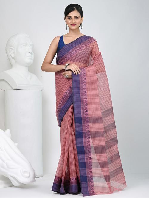 women self design tant saree - 22060660 - Standard Image - 0