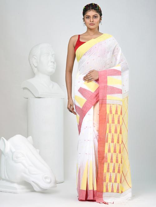 women self design handloom saree with blouse - 22060667 - Standard Image - 0