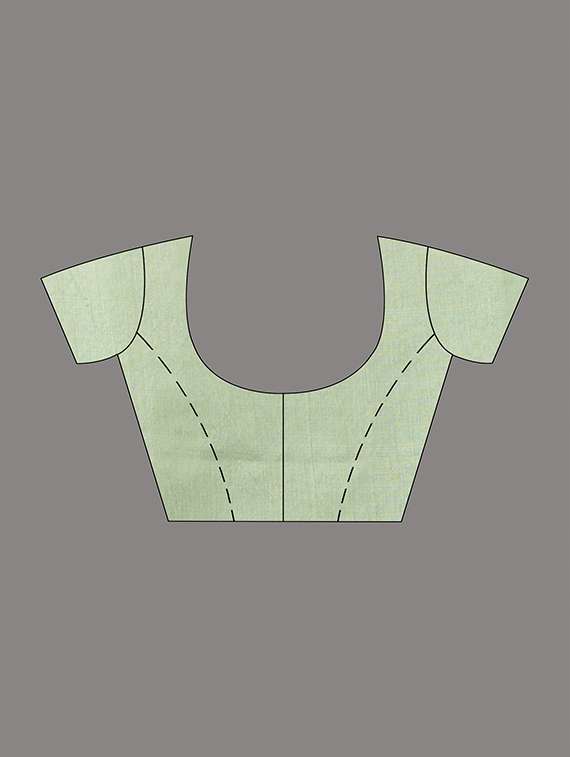 women striped handloom saree with blouse - 22060681 -  Standard Image - 6