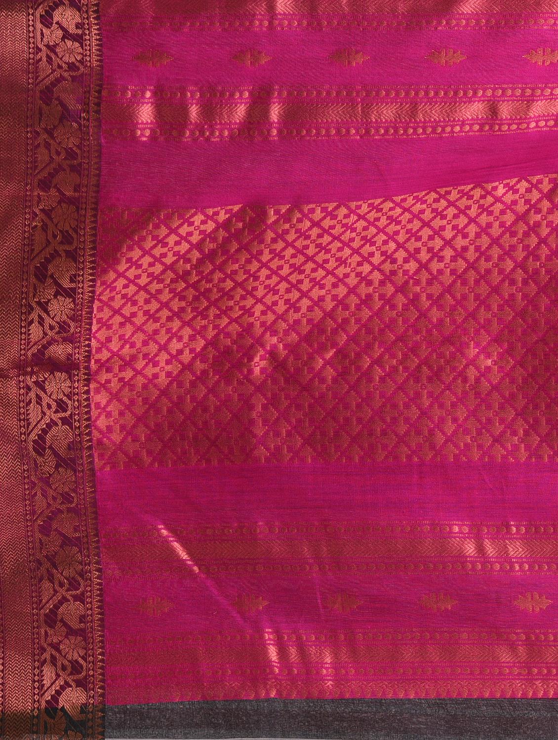 women self design handloom saree with blouse - 22060687 - Standard Image - 6
