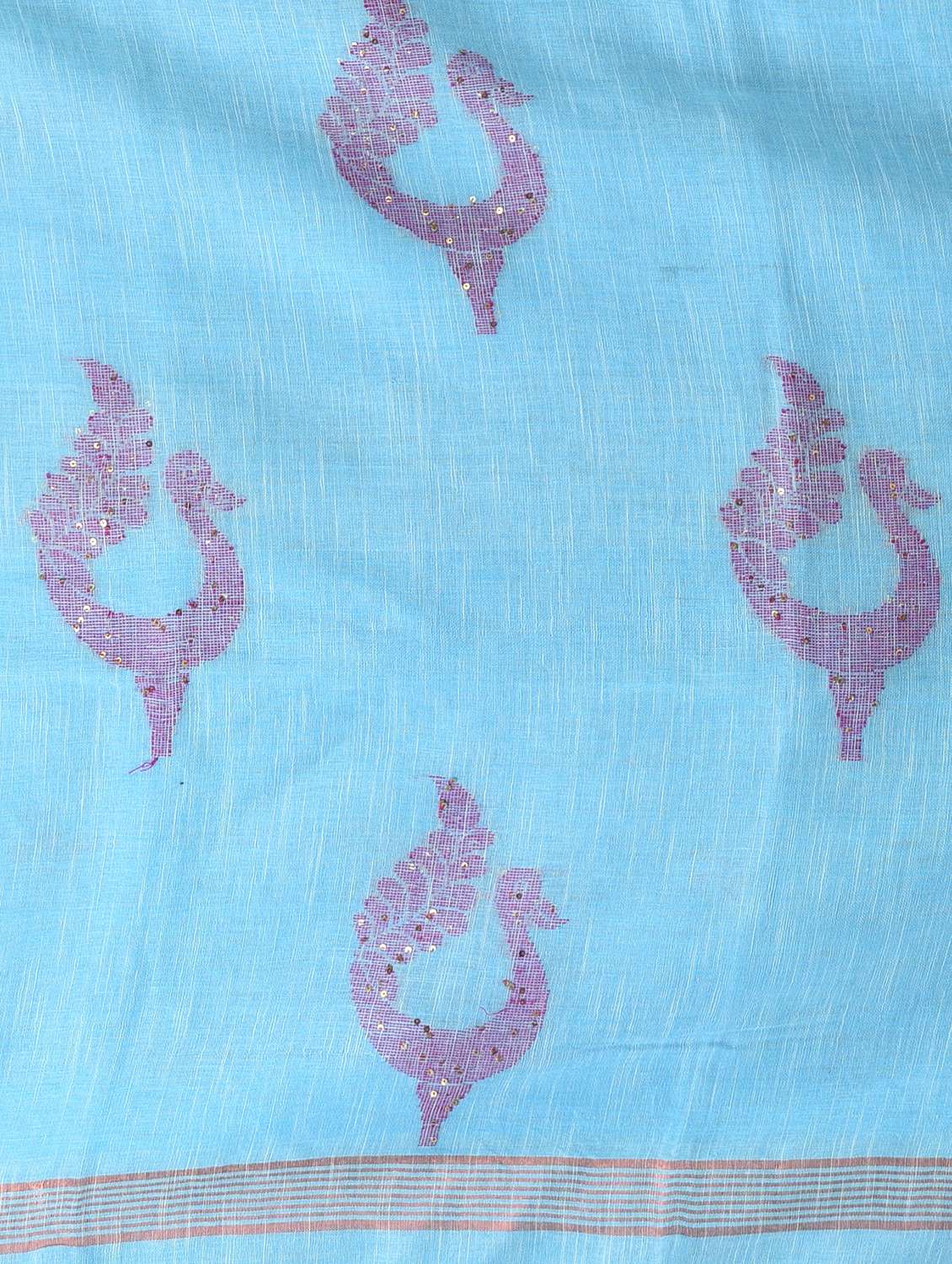 women self design handloom saree with blouse - 22060701 -  Standard Image - 6