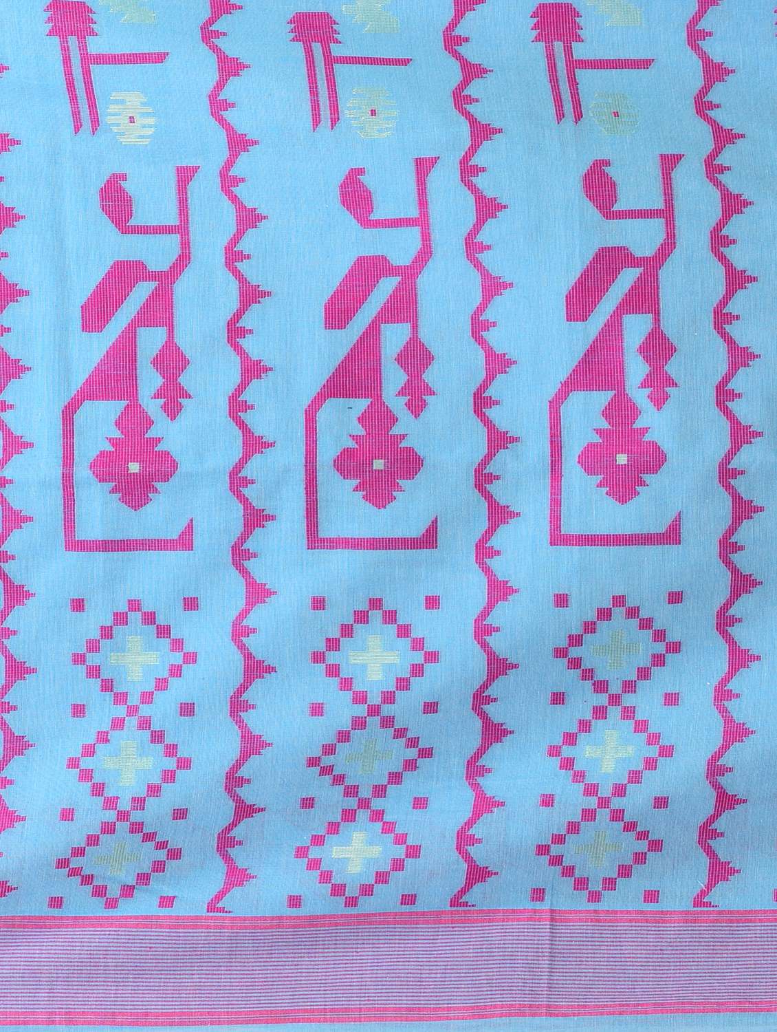 women self design handloom saree with blouse - 22060703 -  Standard Image - 6
