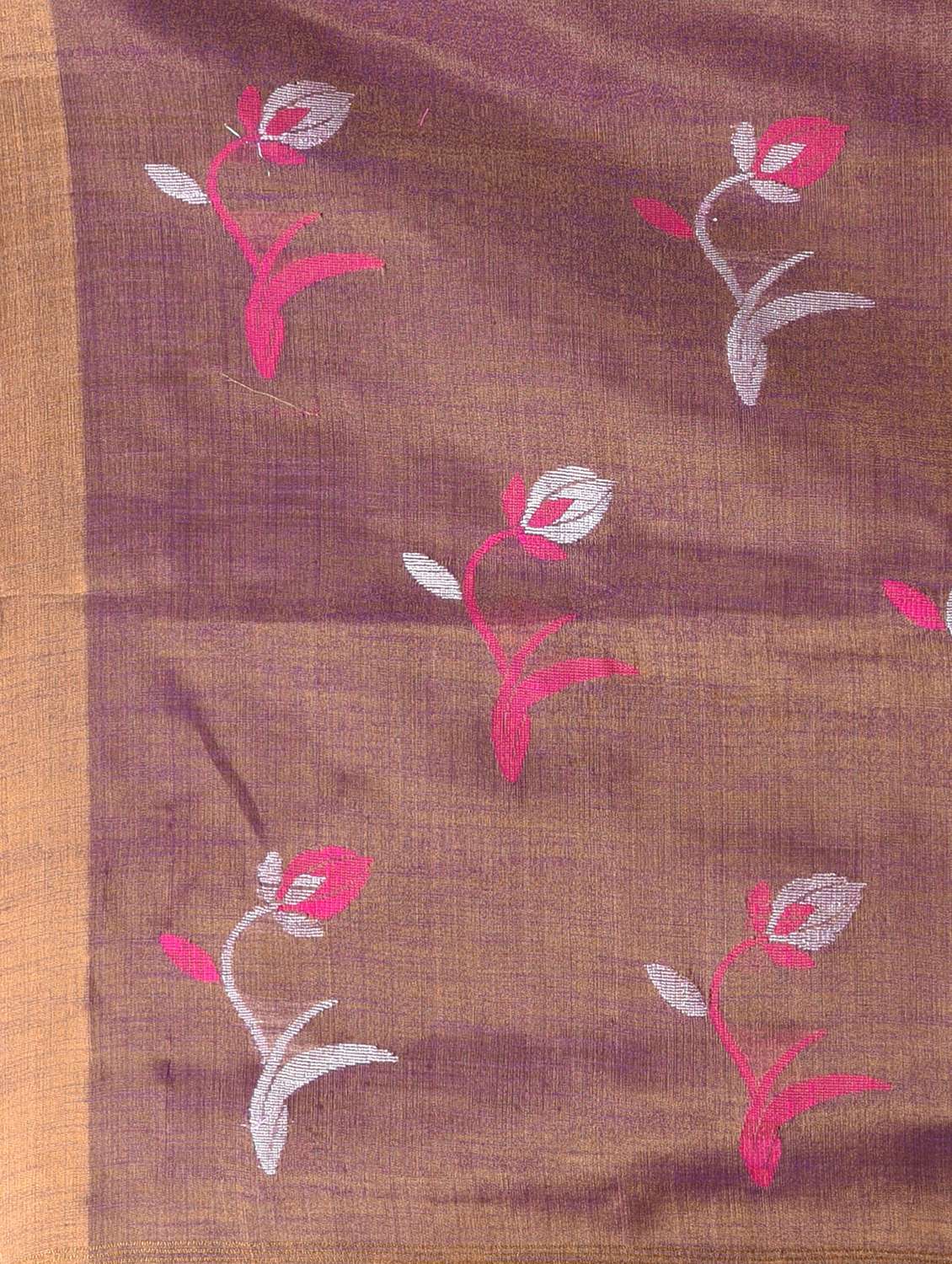 women self design handloom saree with blouse - 22060718 -  Standard Image - 6