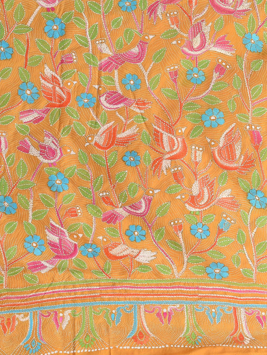 women solid with work handloom saree with blouse - 22060724 - Standard Image - 6