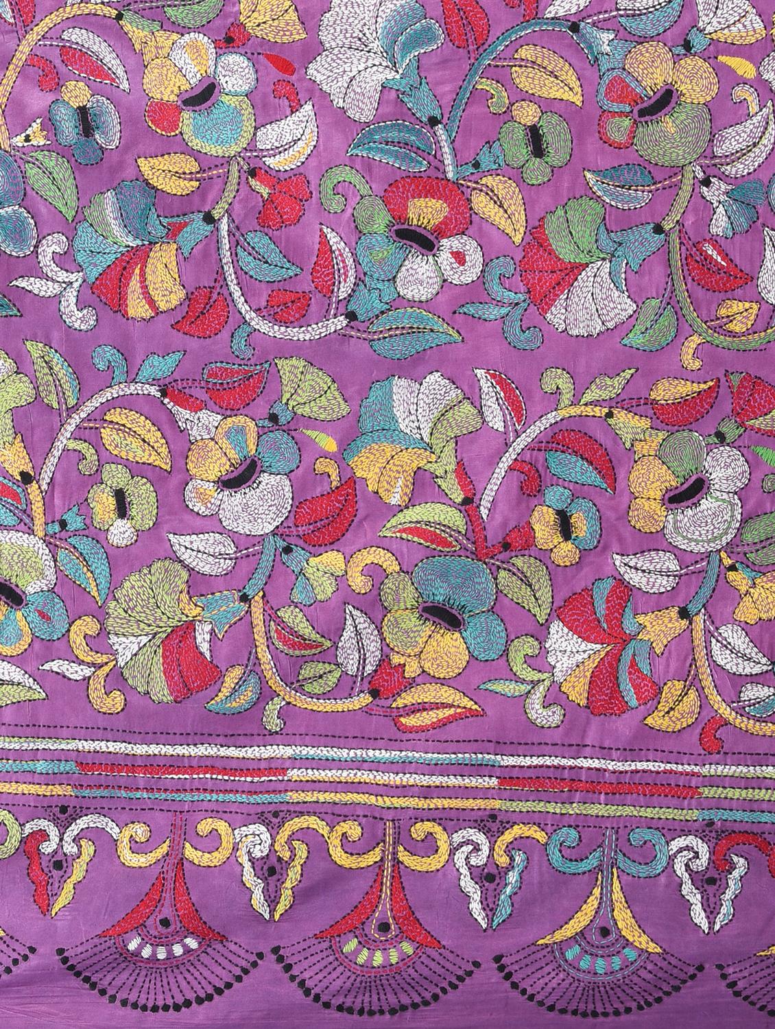 women solid with work handloom saree with blouse - 22060730 - Standard Image - 4