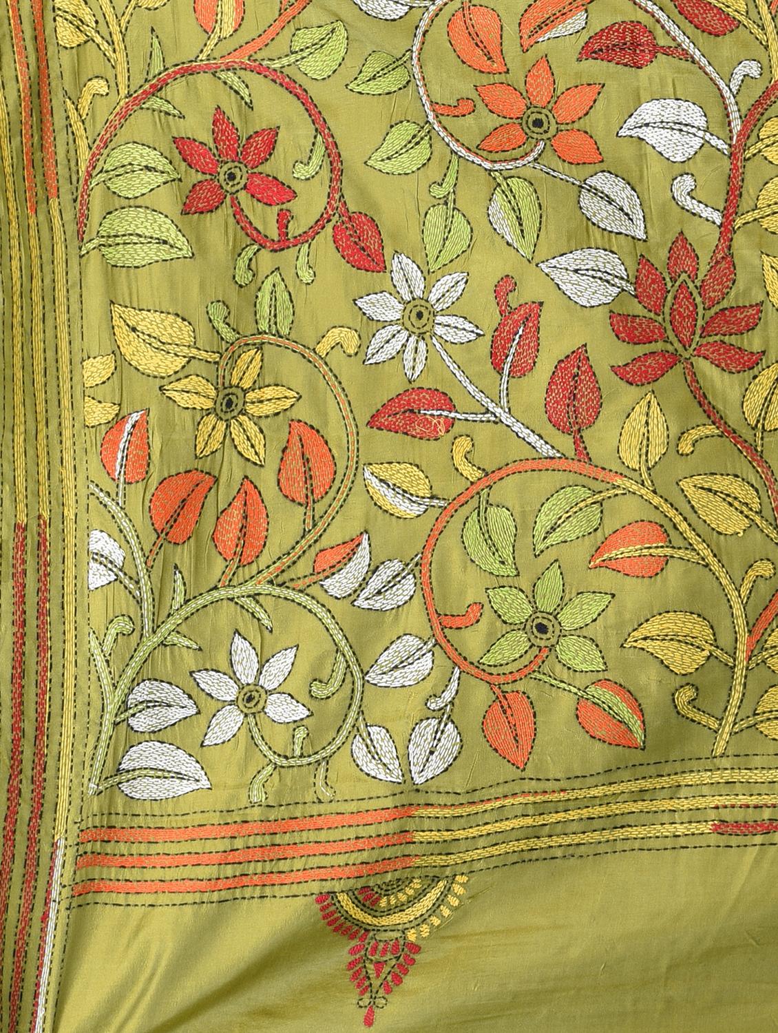 women solid with work handloom saree with blouse - 22060744 - Standard Image - 6