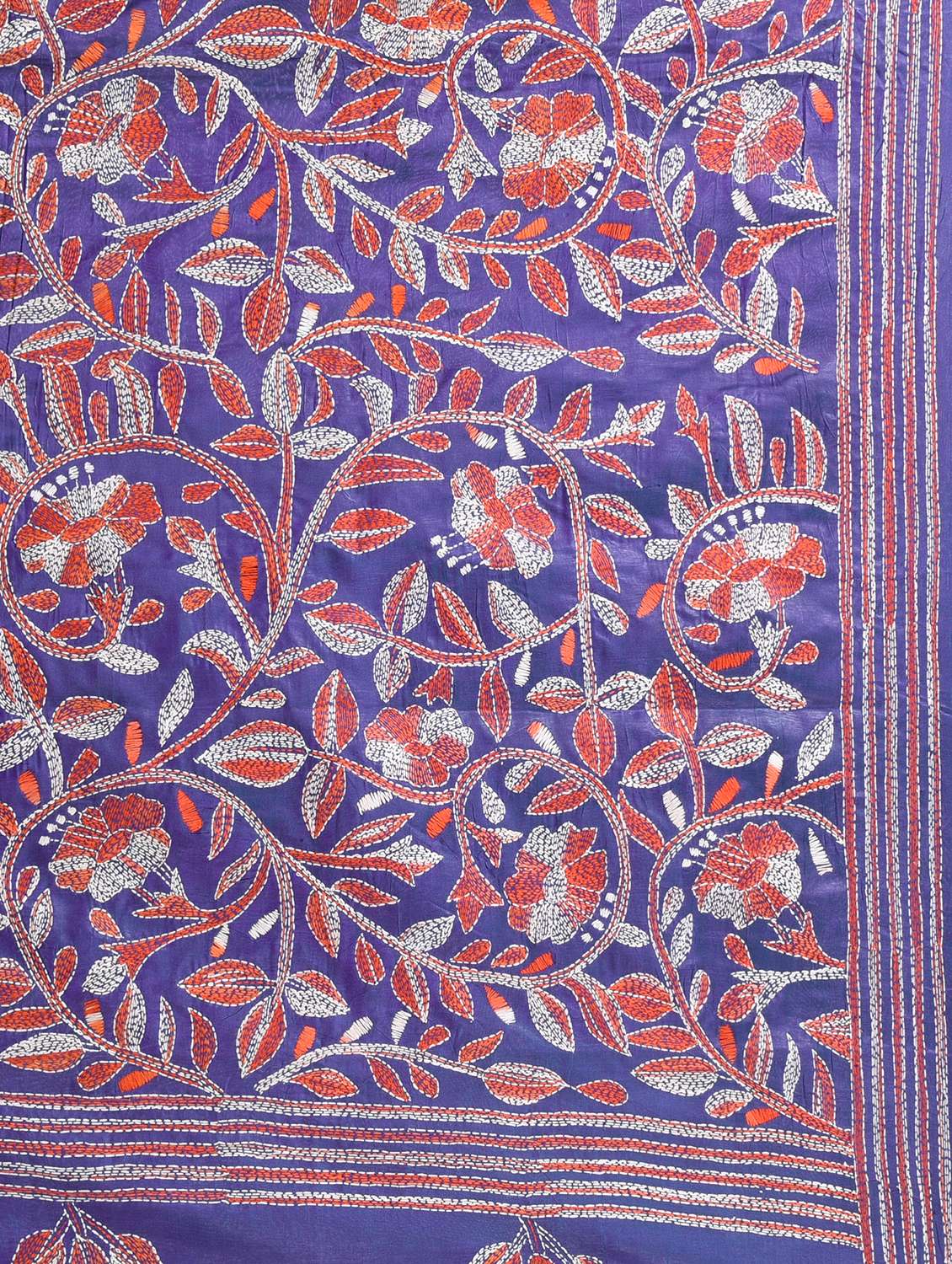 women solid with work handloom saree with blouse - 22060759 - Standard Image - 6