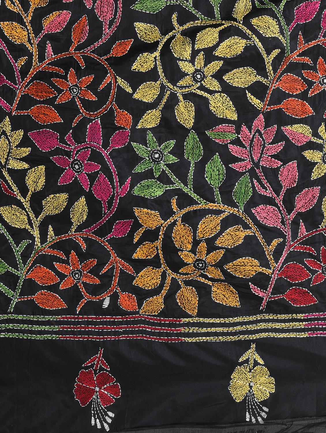 women solid with work handloom saree with blouse - 22060762 - Standard Image - 6