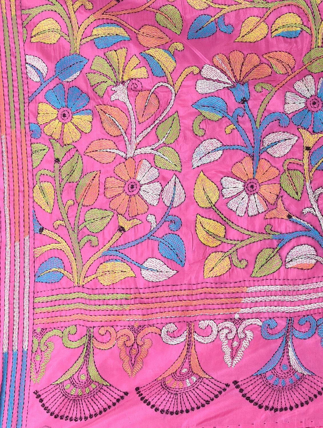 women solid with work handloom saree with blouse - 22060764 - Standard Image - 6
