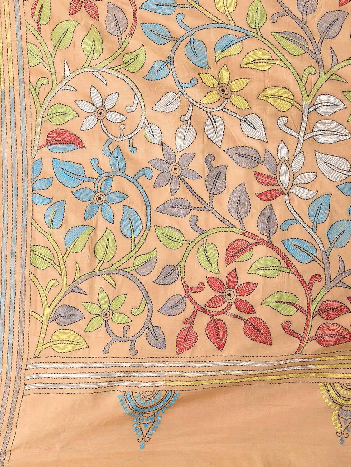 women solid with work handloom saree with blouse - 22060766 - Standard Image - 6