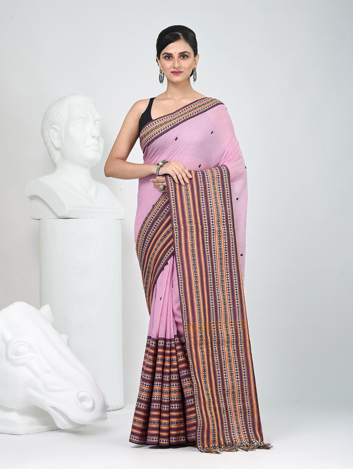 women self design handloom saree with blouse - 22060775 -  Zoom Image - 0